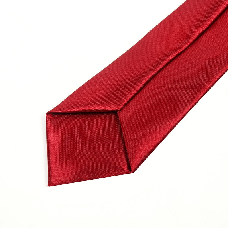Solid-Color-Casual-Rubber-Band-Lazy-Tie-for-Children(White)