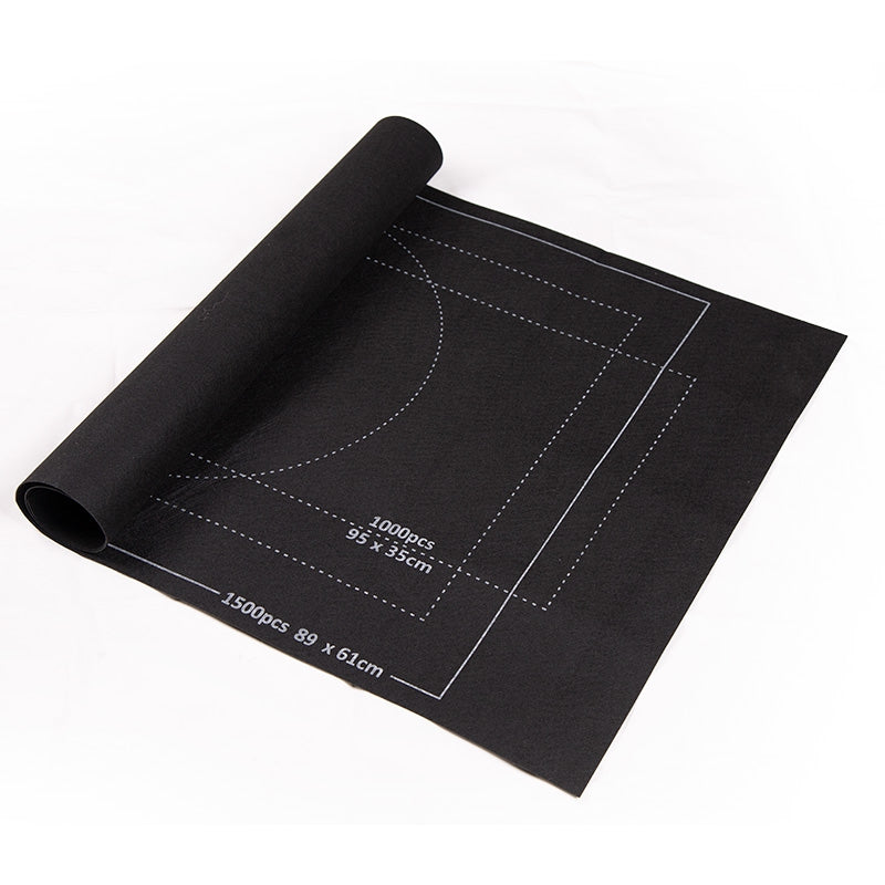 Solid-Felt-Jigsaw-Puzzle-Organizer-Mat,-Specification:-26-x-46-inch(Black-Printed-Single)