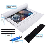 Solid-Felt-Jigsaw-Puzzle-Organizer-Mat,-Specification:-26-x-46-inch(Black-Printed-Single)