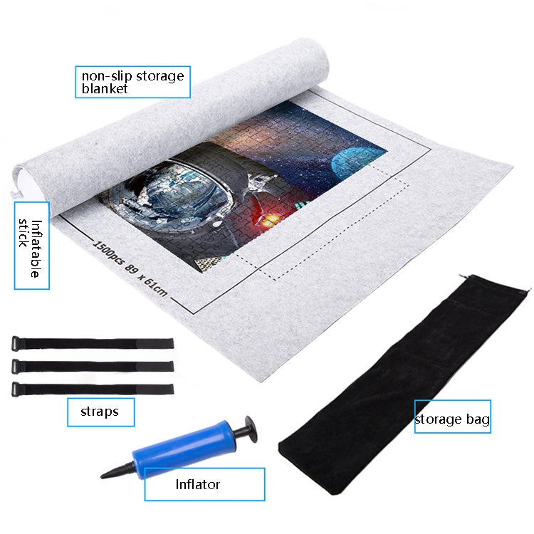 Solid-Felt-Jigsaw-Puzzle-Organizer-Mat,-Specification:-26-x-46-inch(Black-Printed-Single)