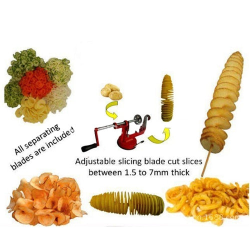 Spiral-Potato-Slicer,-Size:-about-21cm-x-13cm