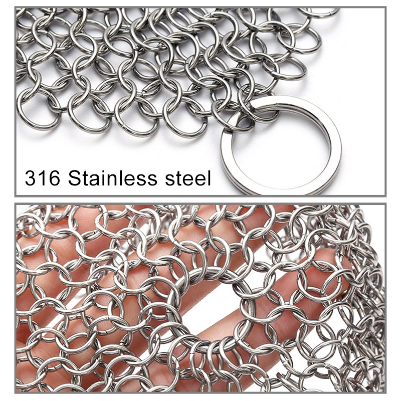 Stainless-Steel-Round-Iron-Cleaner-Pot-Brush-Scrubber-Home-Cookware-Kitchen-Cleaning-Tool,-Size:4-x-4-inch