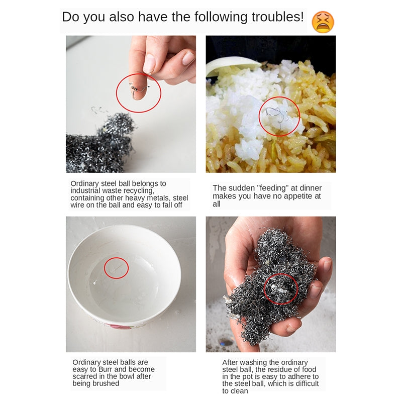 Stainless-Steel-Round-Iron-Cleaner-Pot-Brush-Scrubber-Home-Cookware-Kitchen-Cleaning-Tool,-Size:4-x-4-inch