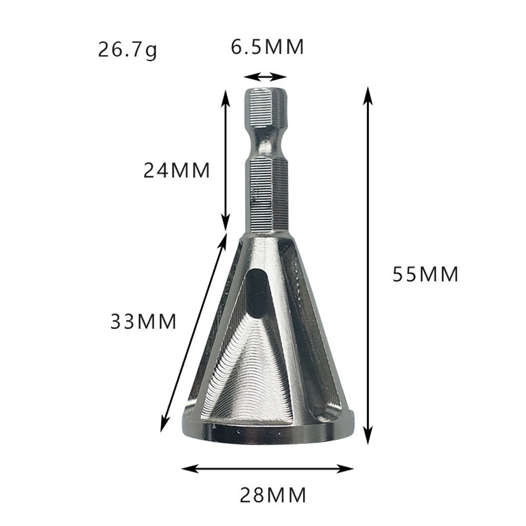 Stainless-Steel-Deburring-External-Chamfer-Tool-High-Strength-Hardness-Drill-Bit-Remove-Burr-Hexagonal-grooved-chamfer