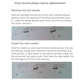 Stereo-stylus-Needle-for-Vinyl-LP-USB-Turntable(Black)