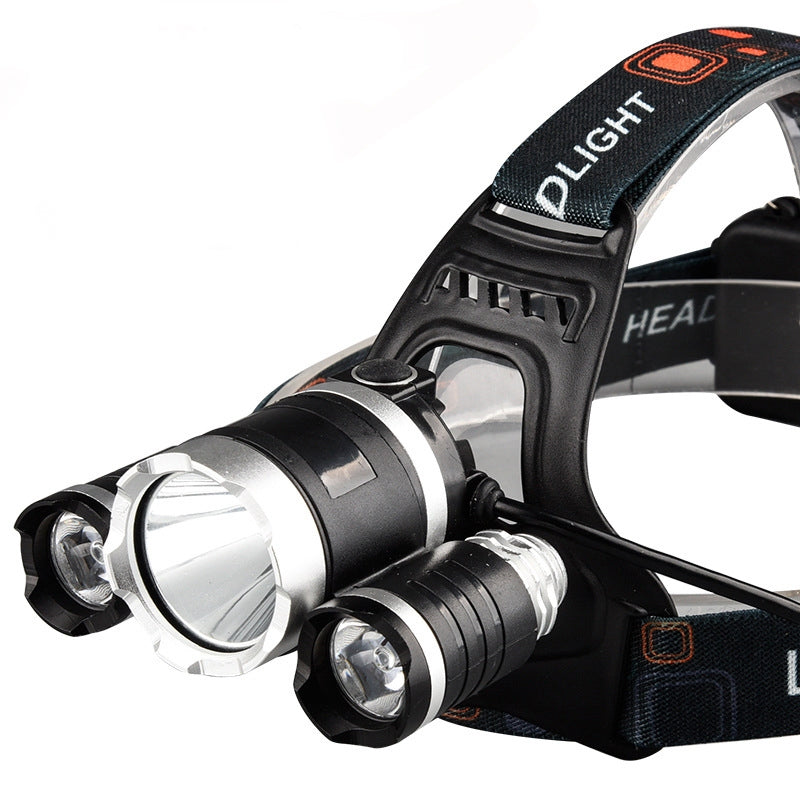 Strong-Light-Long-Range-Rechargeable-Three-Head-Lamp-Outdoor-Fishing-Lamp-Led-Head-Mounted-Flashlight-(3T6-2-Batteries)