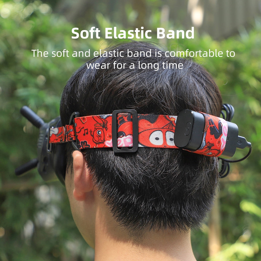 Sunnylife-TD487-For-DJI-Avata-/-FPV-Goggles-V2-Color-Headband-Fixed-Elastic-Strap(Camouflage)