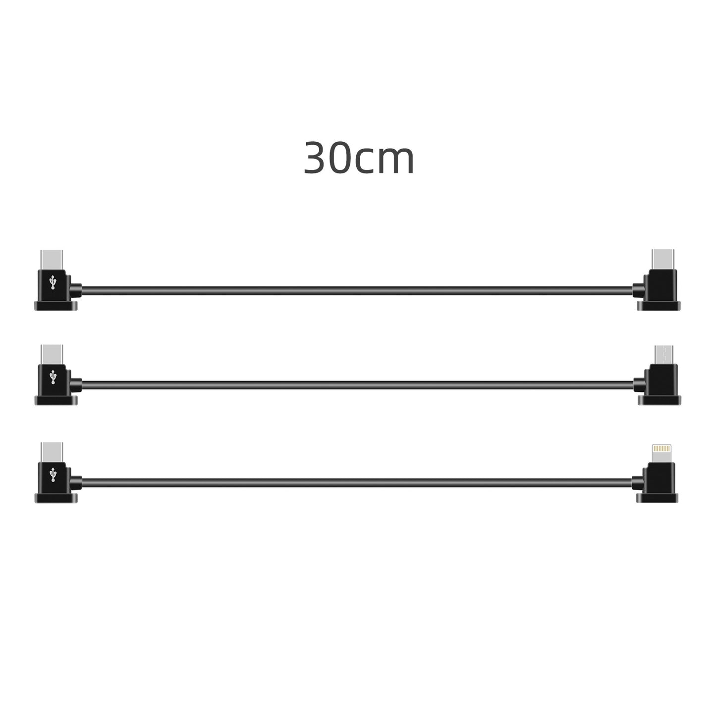 Sunnylife-TY-X9304-Suitable-For-DJI-Mavic-Air-2S-/-DJI-FPV-Flight-Glasses-V2-/-Mavic-Mini2-/-Osmo-Pocket-2-Mobile-Phone-Tablet-Cable-30cm-Type-C-to-8-Pin-Cable