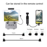 Sunnylife-TY-X9304-Suitable-For-DJI-Mavic-Air-2S-/-DJI-FPV-Flight-Glasses-V2-/-Mavic-Mini2-/-Osmo-Pocket-2-Mobile-Phone-Tablet-Cable-30cm-Type-C-to-8-Pin-Cable