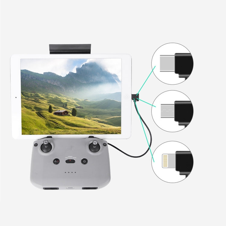Sunnylife-TY-X9304-Suitable-For-DJI-Mavic-Air-2S-/-DJI-FPV-Flight-Glasses-V2-/-Mavic-Mini2-/-Osmo-Pocket-2-Mobile-Phone-Tablet-Cable-30cm-Type-C-to-8-Pin-Cable