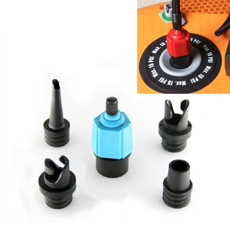 Surfing-Paddle-Board-Rubber-Boat-Inflatable-Bed-Air-Valve-Adapter-Car-Air-Pump-Adapter(Blue)