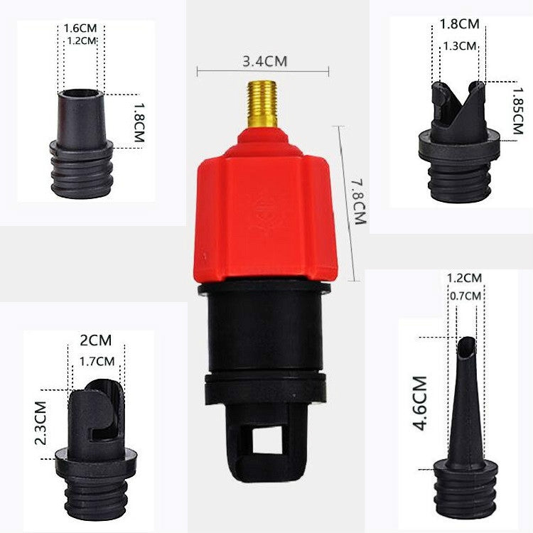 Surfing-Paddle-Board-Rubber-Boat-Inflatable-Bed-Air-Valve-Adapter-Car-Air-Pump-Adapter(Blue)