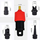 Surfing-Paddle-Board-Rubber-Boat-Inflatable-Bed-Air-Valve-Adapter-Car-Air-Pump-Adapter(Blue)