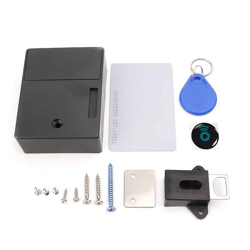 T3-ABS-Magnetic-Card-Induction-Lock-Invisible-Bilateral-Open-Cabinet-Door-Lock-(Black)