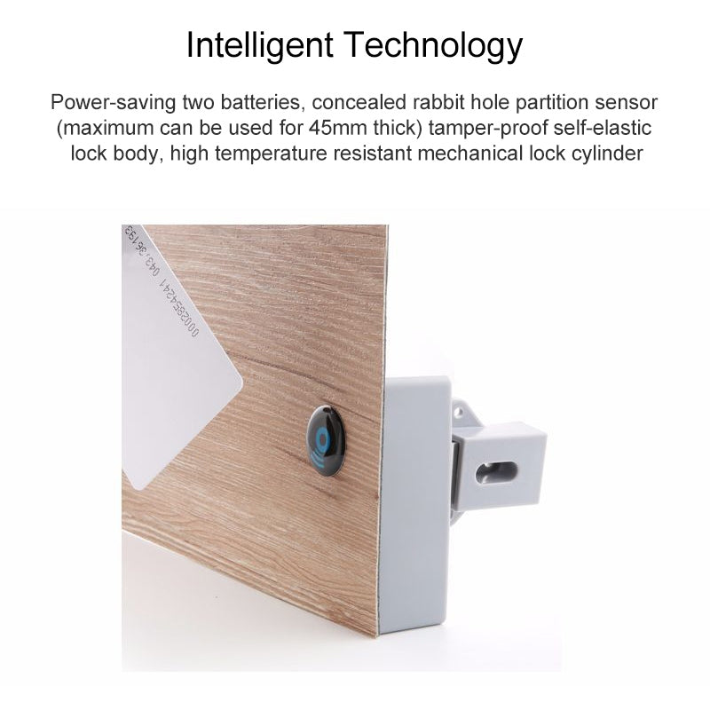 T3-ABS-Magnetic-Card-Induction-Lock-Invisible-Bilateral-Open-Cabinet-Door-Lock-(Black)