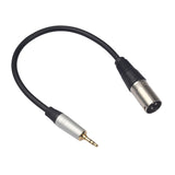 TC210KM173-3.5mm-Male-to-XLR-Male-Audio-Cable,-Length:-0.3m