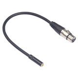 TC227K18-03-3.5mm-Female-to-XLR-Female-Audio-Cable,-Length:-0.3m