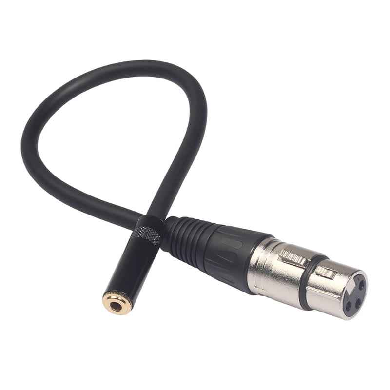 TC227K18-03-3.5mm-Female-to-XLR-Female-Audio-Cable,-Length:-0.3m