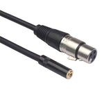 TC227K18-03-3.5mm-Female-to-XLR-Female-Audio-Cable,-Length:-0.3m