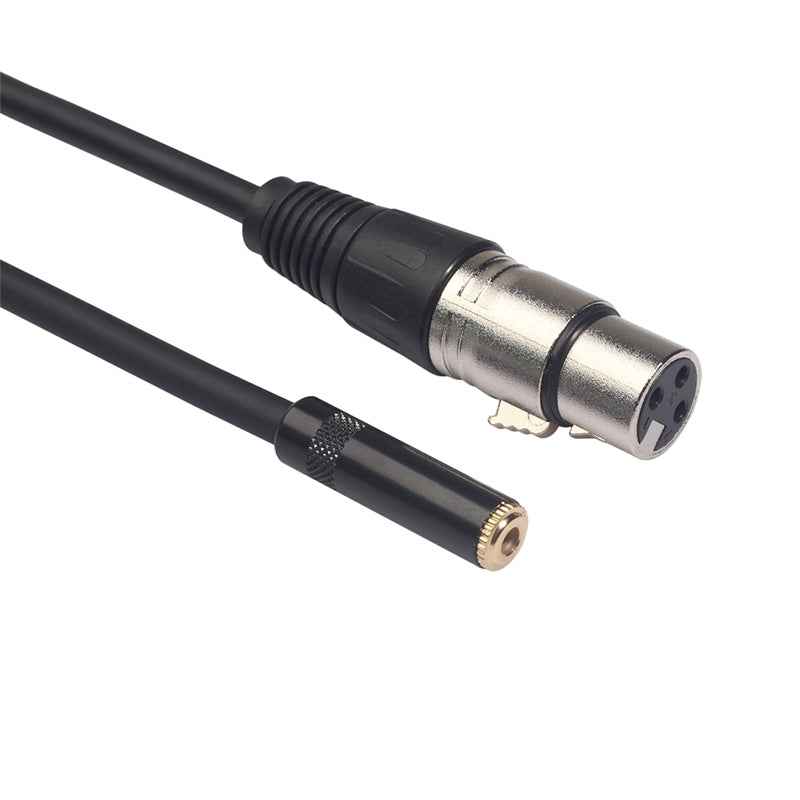 TC227K18-03-3.5mm-Female-to-XLR-Female-Audio-Cable,-Length:-0.3m