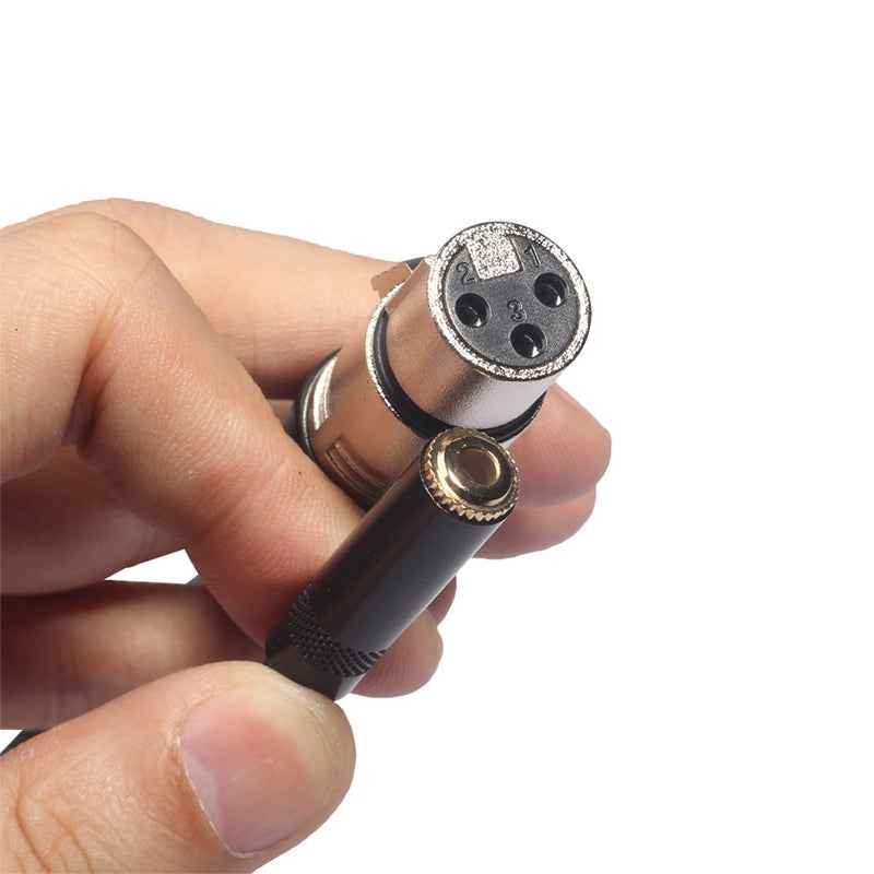 TC227K18-03-3.5mm-Female-to-XLR-Female-Audio-Cable,-Length:-0.3m