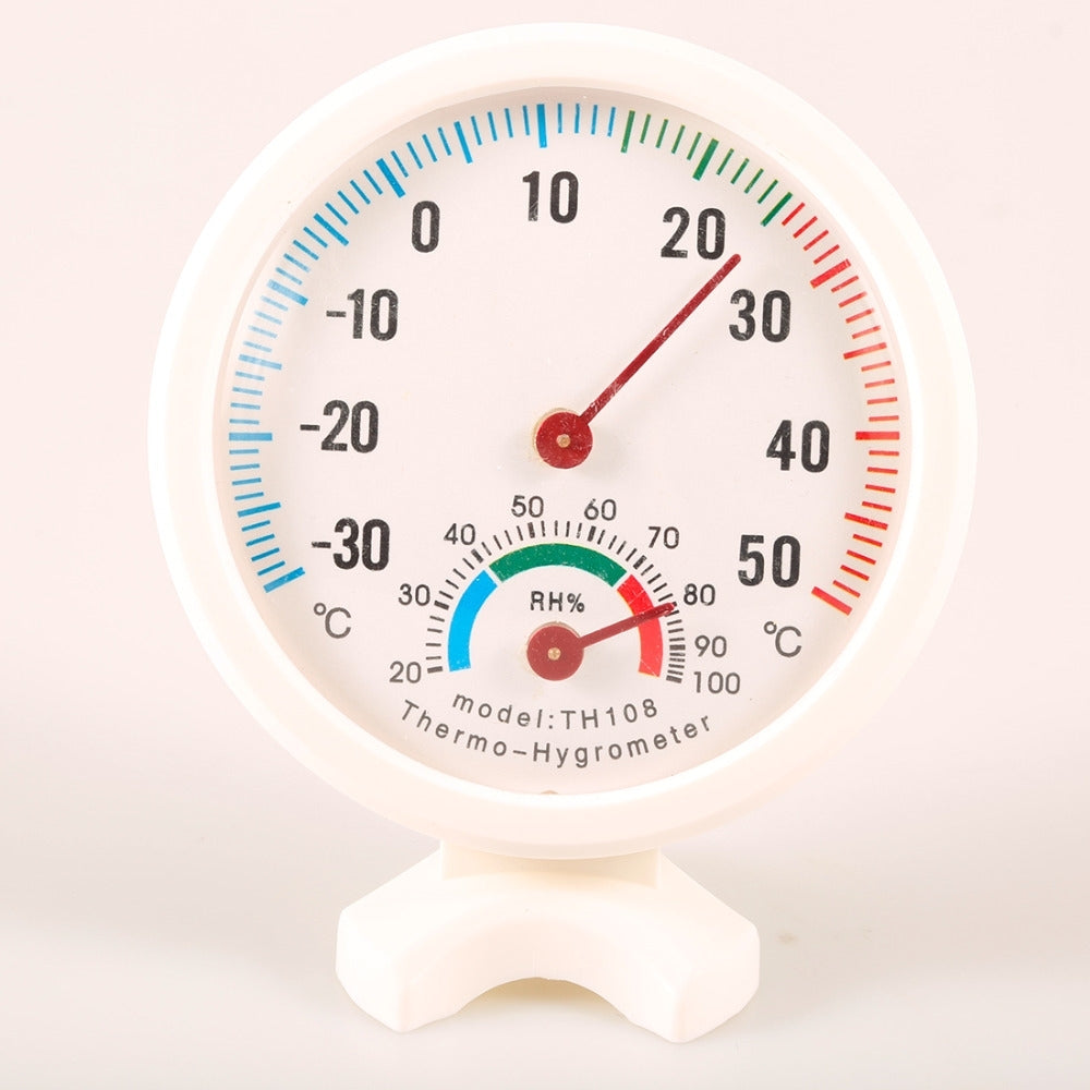 TH108-Mini-Round-Clock-shaped-Indoor-Outdoor-Hygrometer-Humidity-Thermometer-Temperature-Meter,-Random-Color-Delivery