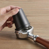 Thickened-Coffee-Catchers-Espresso-Machine-Handle-Catch-Tool,-Style:-51mm-Stainless-Steel-Mirror