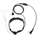 Throat-control-Transceiver-Earpiece-Headset-for-Walkie-Talkies,-3.5mm-+-2.5mm-Plug(Black)