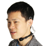 Throat-control-Transceiver-Earpiece-Headset-for-Walkie-Talkies,-3.5mm-+-2.5mm-Plug(Black)