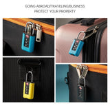 TSA-Customs-Code-Lock-Travel-Luggage-Lock-Mini-Contrast-Color-Design-Combination-Padlock(Lake-Blue)