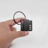 TSA-Customs-Combination-Lock-Anti-Theft-Wire-Padlock(Black)