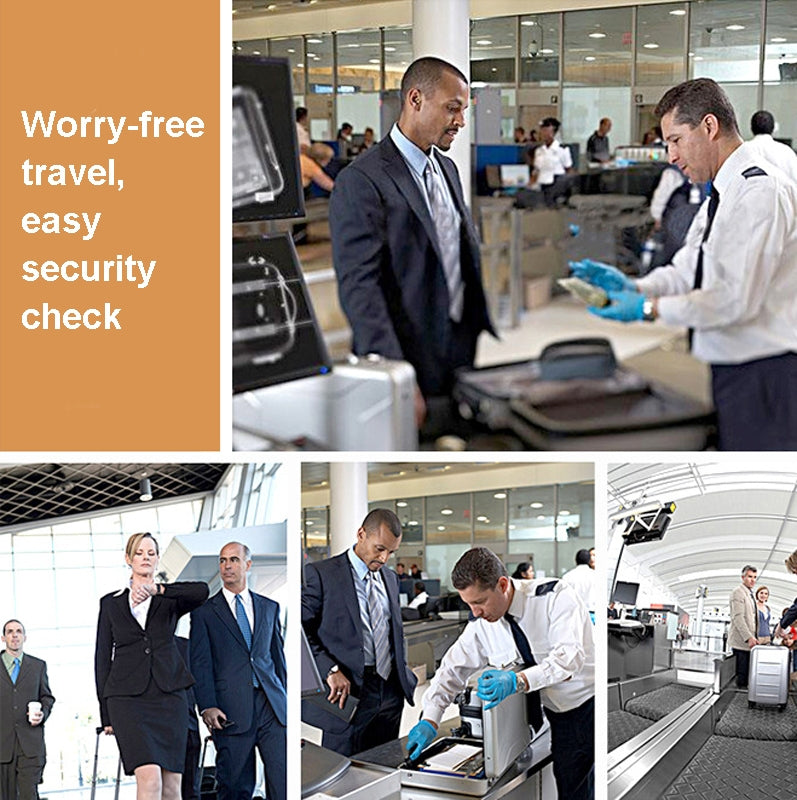 TSA-Customs-Combination-Lock-Anti-Theft-Wire-Padlock(Black)