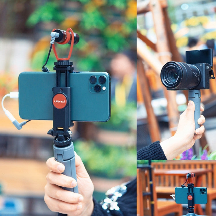 Ulanzi-MT-10-Mini-Desktop-Tripod-Mount-Adapter-Stand-Gimbals-Tripod-for-Pocket3/DJI-OSMO-Mobile-3-/-OSMO-Pocket-/-Zhiyun-Smooth-4-/-Moza-Mini-S(Grey)