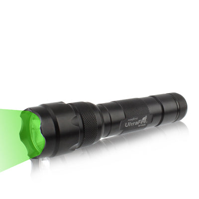 UltraFire-WF-502B-3W-200lm-Flashlight-,-LED,-1-mode,-Green-Light(Black)
