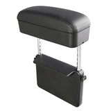 Universal-Car-PU-Leather-Wrapped-Armrest-Box-Cushion-Car-Armrest-Box-Mat-with-Storage-Box-(Black)