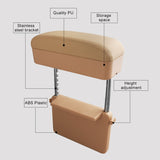 Universal-Car-PU-Leather-Wrapped-Armrest-Box-Cushion-Car-Armrest-Box-Mat-with-Storage-Box-(Black)