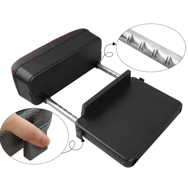Universal-Car-PU-Leather-Wrapped-Armrest-Box-Cushion-Car-Armrest-Box-Mat-with-Storage-Box-(Black)