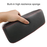 Universal-Car-PU-Leather-Wrapped-Armrest-Box-Cushion-Car-Armrest-Box-Mat-with-Storage-Box-(Black)