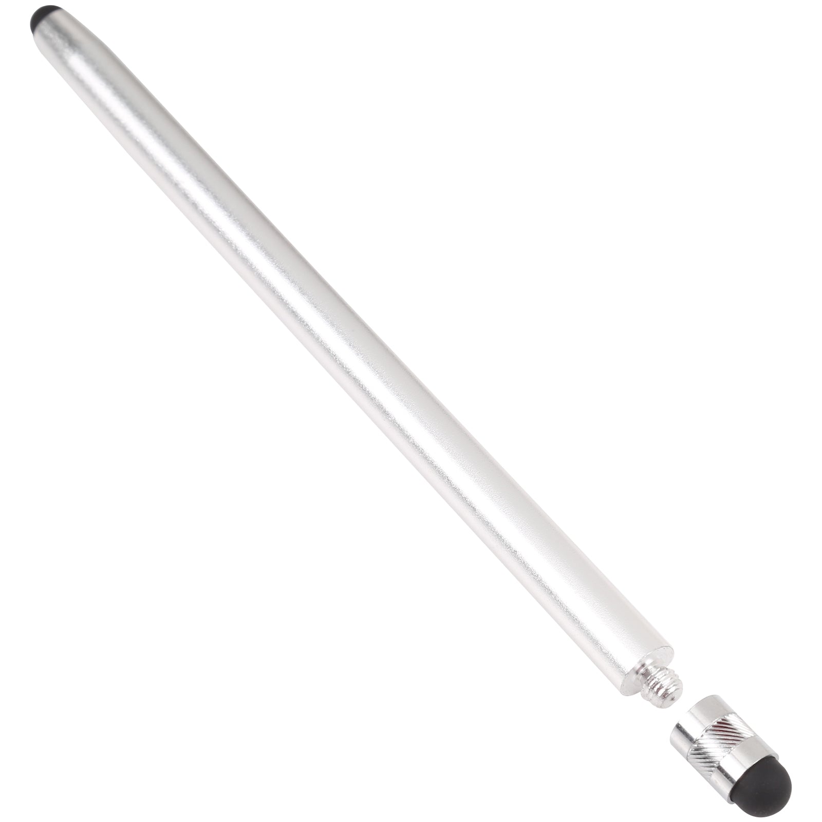 Universal-Cloth-Head-+-Silicone-Head-Stylus(Silver)