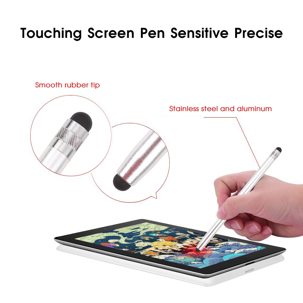 Universal-Cloth-Head-+-Silicone-Head-Stylus(Silver)