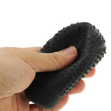 Universal-Elasticity-Nonslip-Soft-Silicone-Car-Gear-Shift-Knob-Cover(Black)