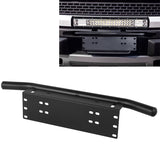 Universal-License-Plate-Bumper-Frame-for-Off-Road-Jeep-LED-Work-Light-Bar-Mounting-Bracket-with-Front-Bucket(Black)