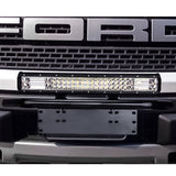 Universal-License-Plate-Bumper-Frame-for-Off-Road-Jeep-LED-Work-Light-Bar-Mounting-Bracket-with-Front-Bucket(Black)