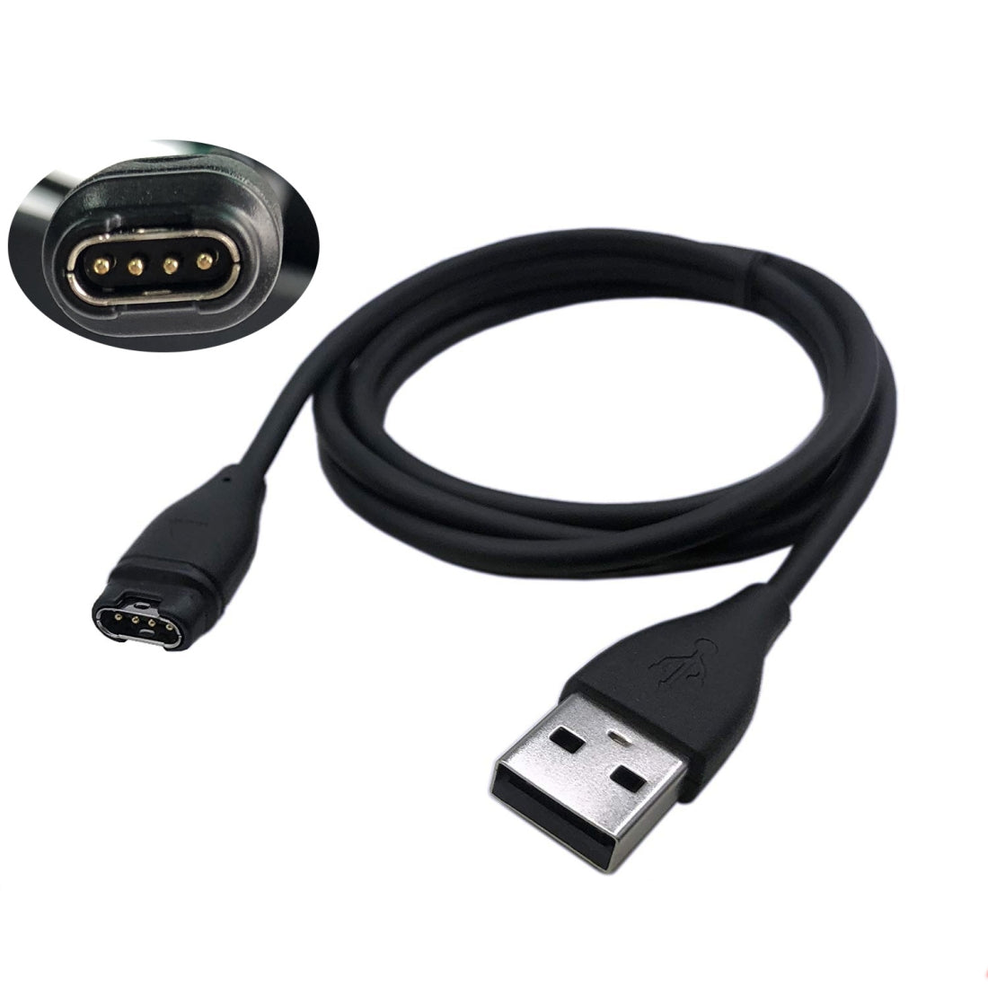 Universal-USB-Cable-for-Garmin-Fenix-5-/-5x-/5s,-Vivoactive-3,-Forerunner-935(Black)