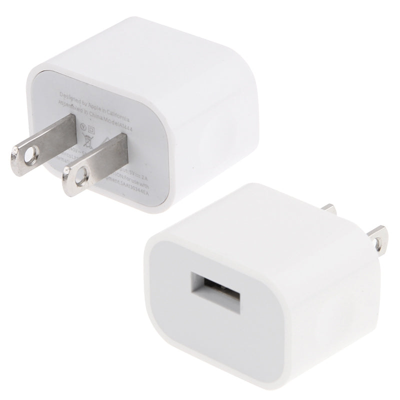 US-Plug-USB-Charger-Adapter(White)