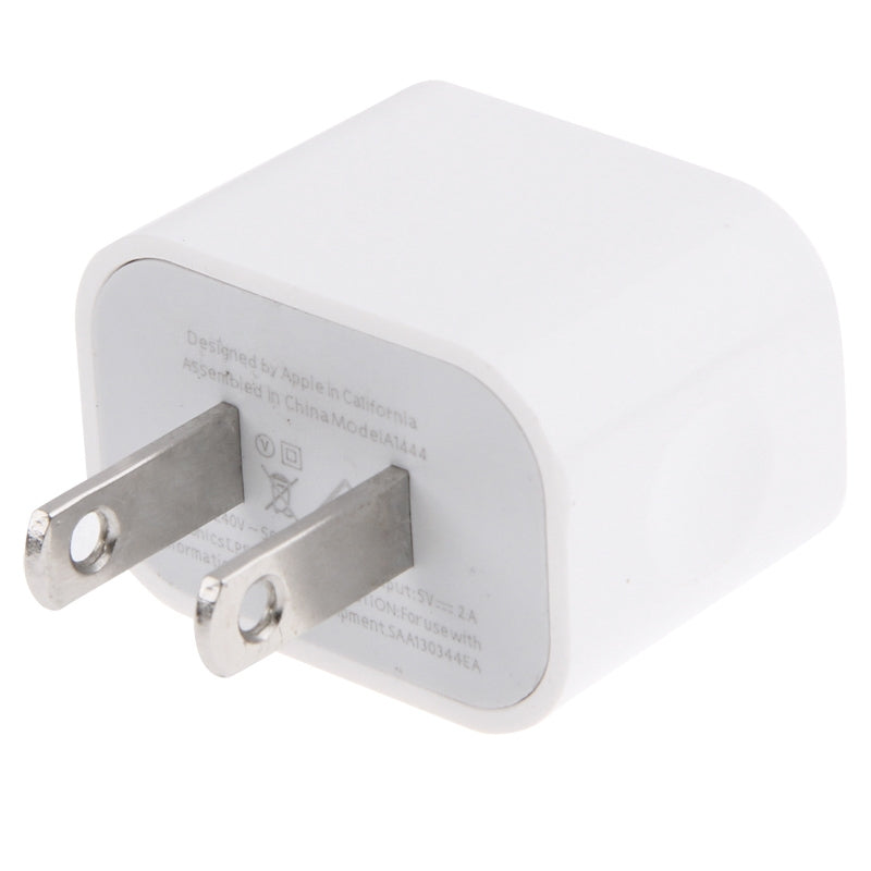 US-Plug-USB-Charger-Adapter(White)