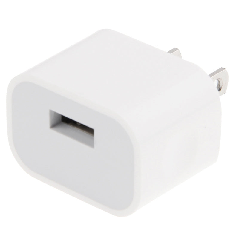 US-Plug-USB-Charger-Adapter(White)