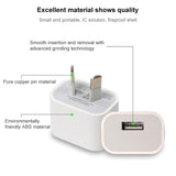 US-Plug-USB-Charger-Adapter(White)