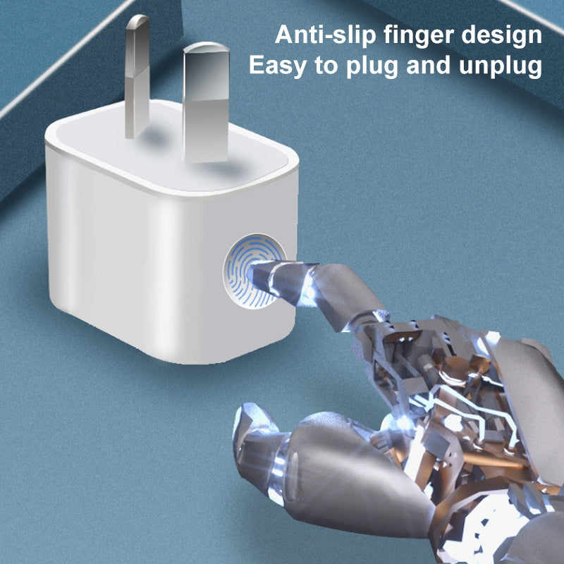 US-Plug-USB-Charger-Adapter(White)