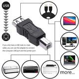 USB-2.0-A-Female-to-B-Male-Adapter-Connector-AF-to-BM-Converter-for-Printer(Black)